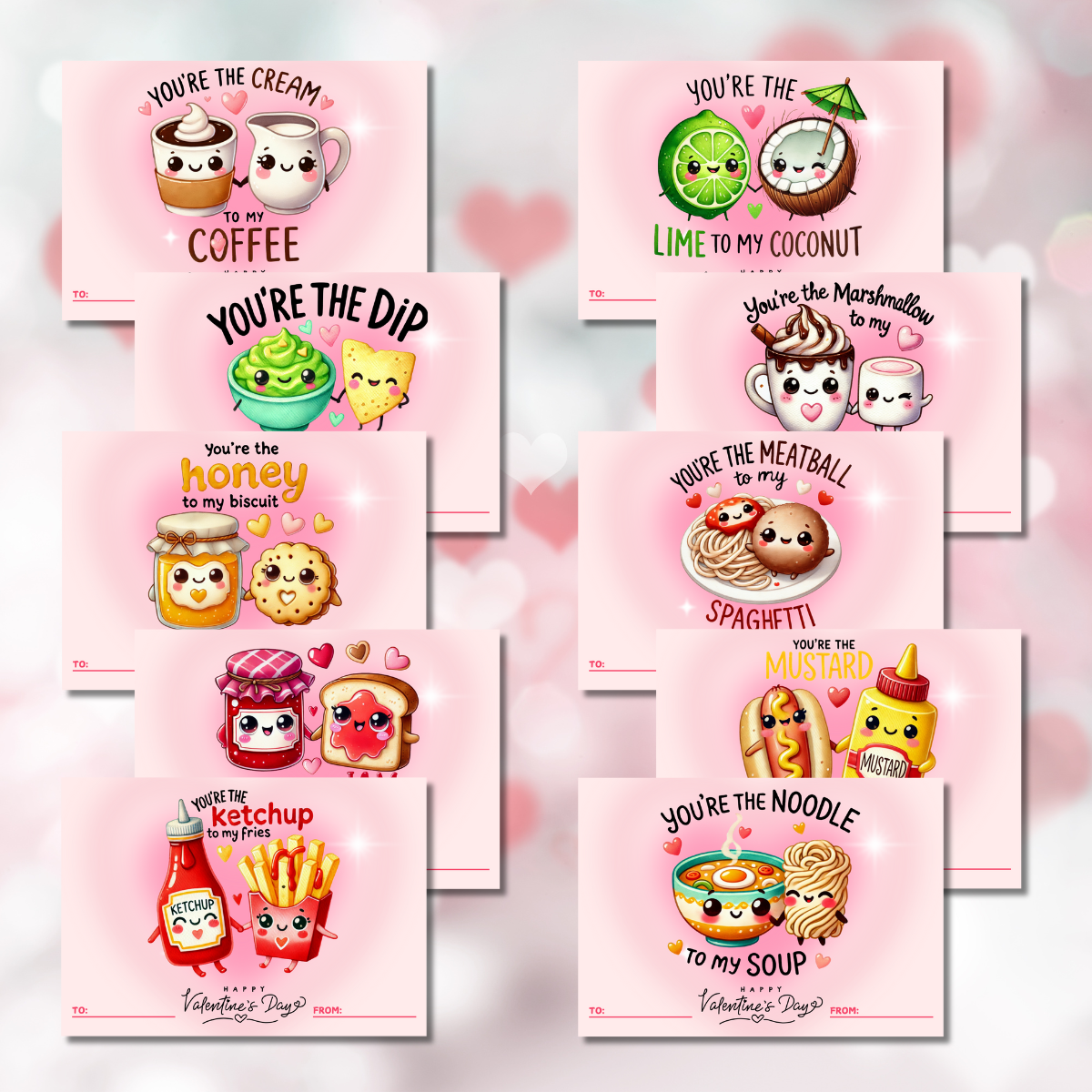 Food Pun Valentines Day Card