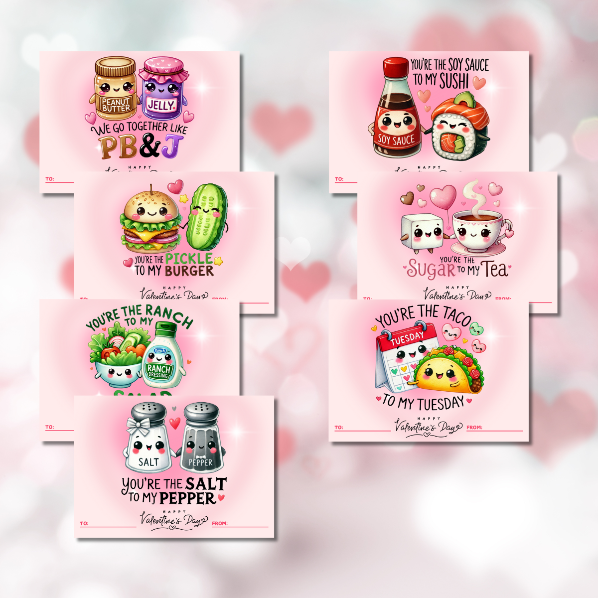 Food Pun Valentines Day Card