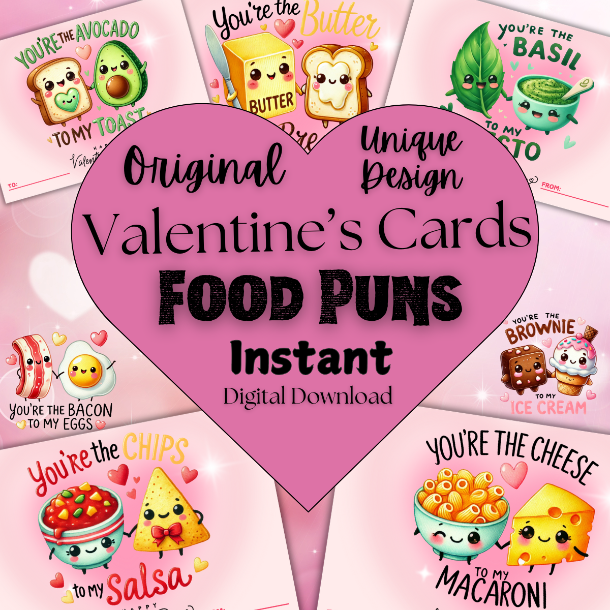 Food Pun Valentines Day Card
