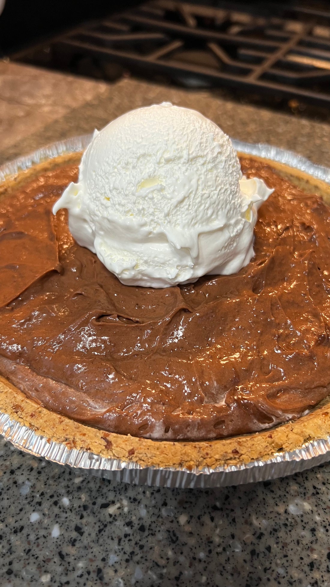 Sugar Free Chocolate Mousse Pie