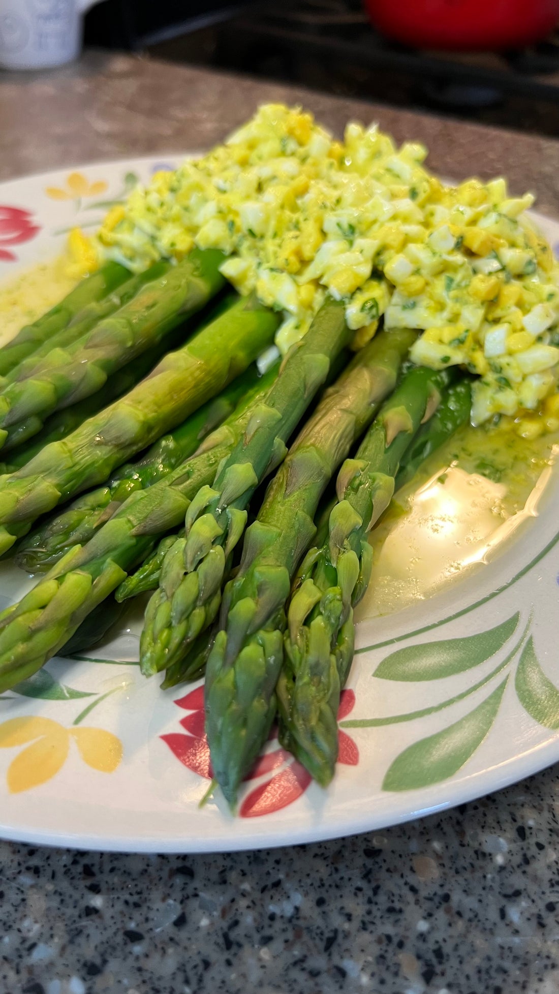 Flemish Asparagus or Asperges a la Flamande