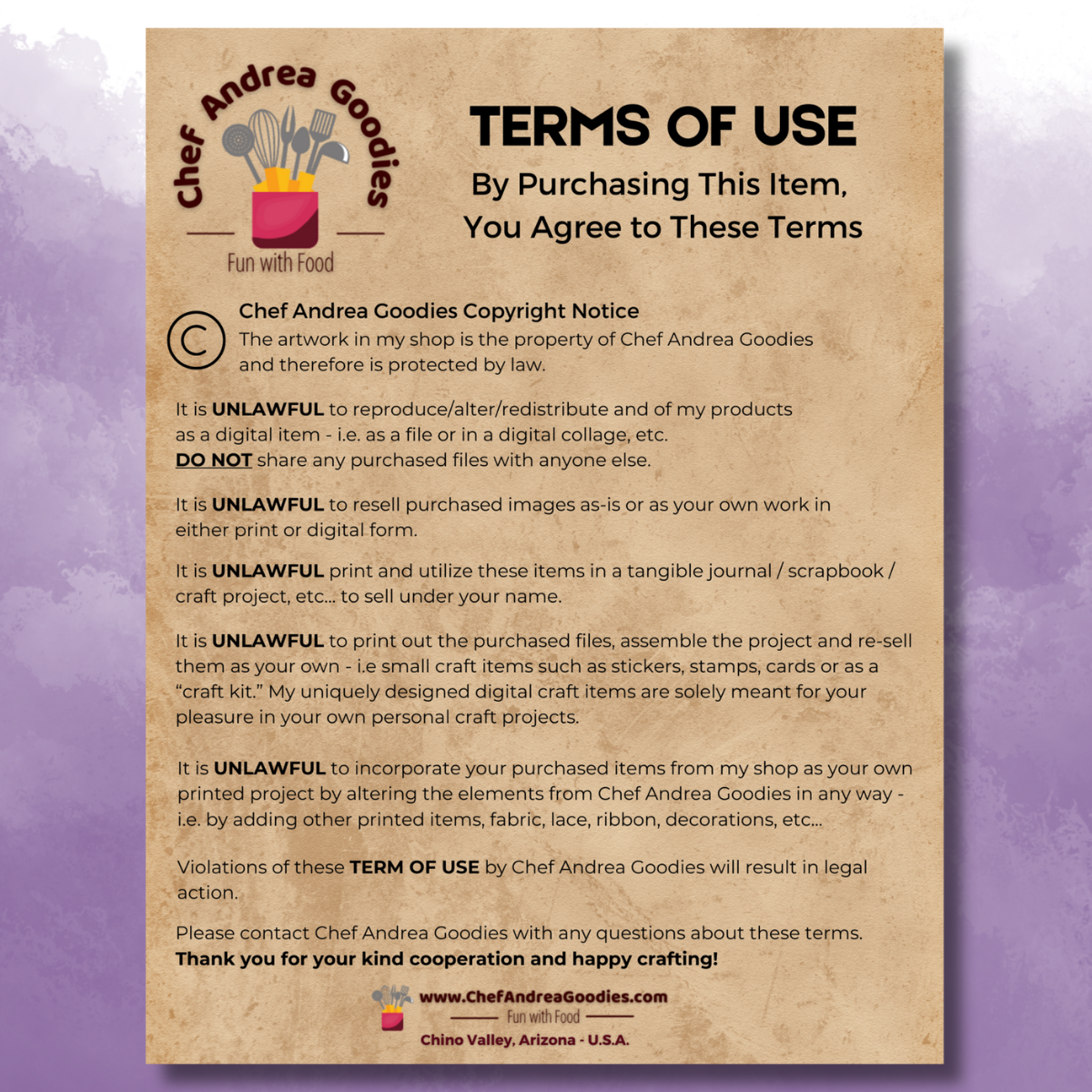 Witch's Alchemy Cookbook Recipe Card Template