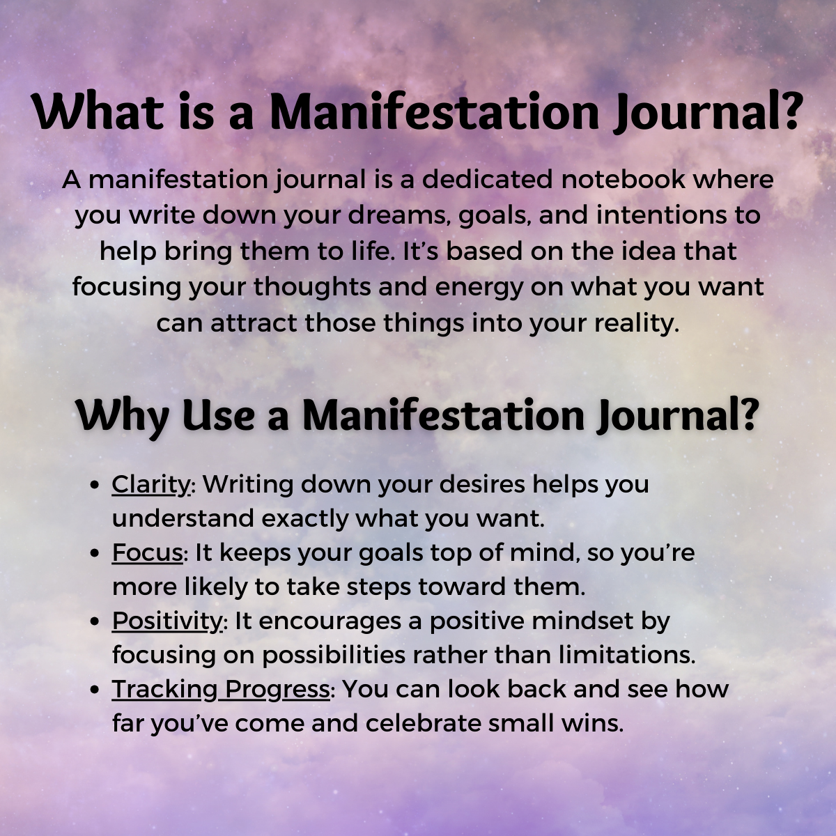 Celestial 2025 Manisfestation Journal