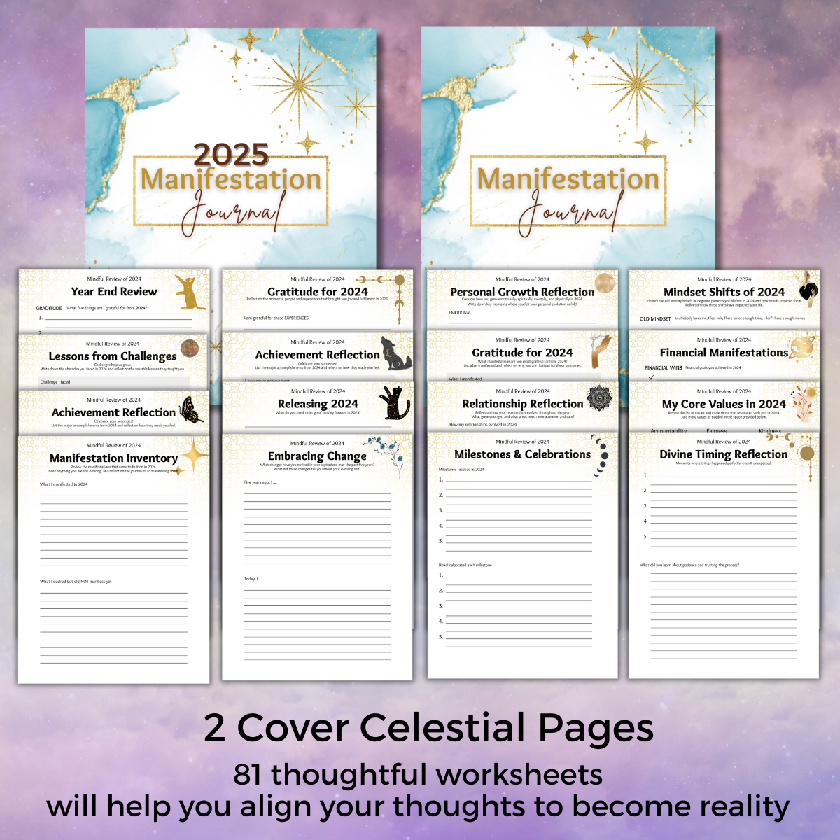 Celestial 2025 Manisfestation Journal