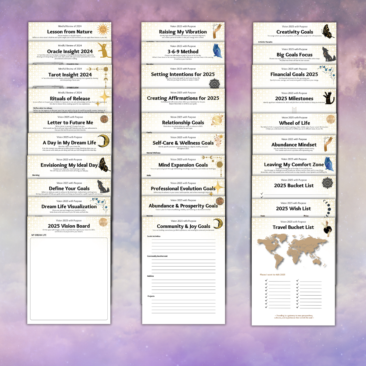 Celestial 2025 Manisfestation Journal