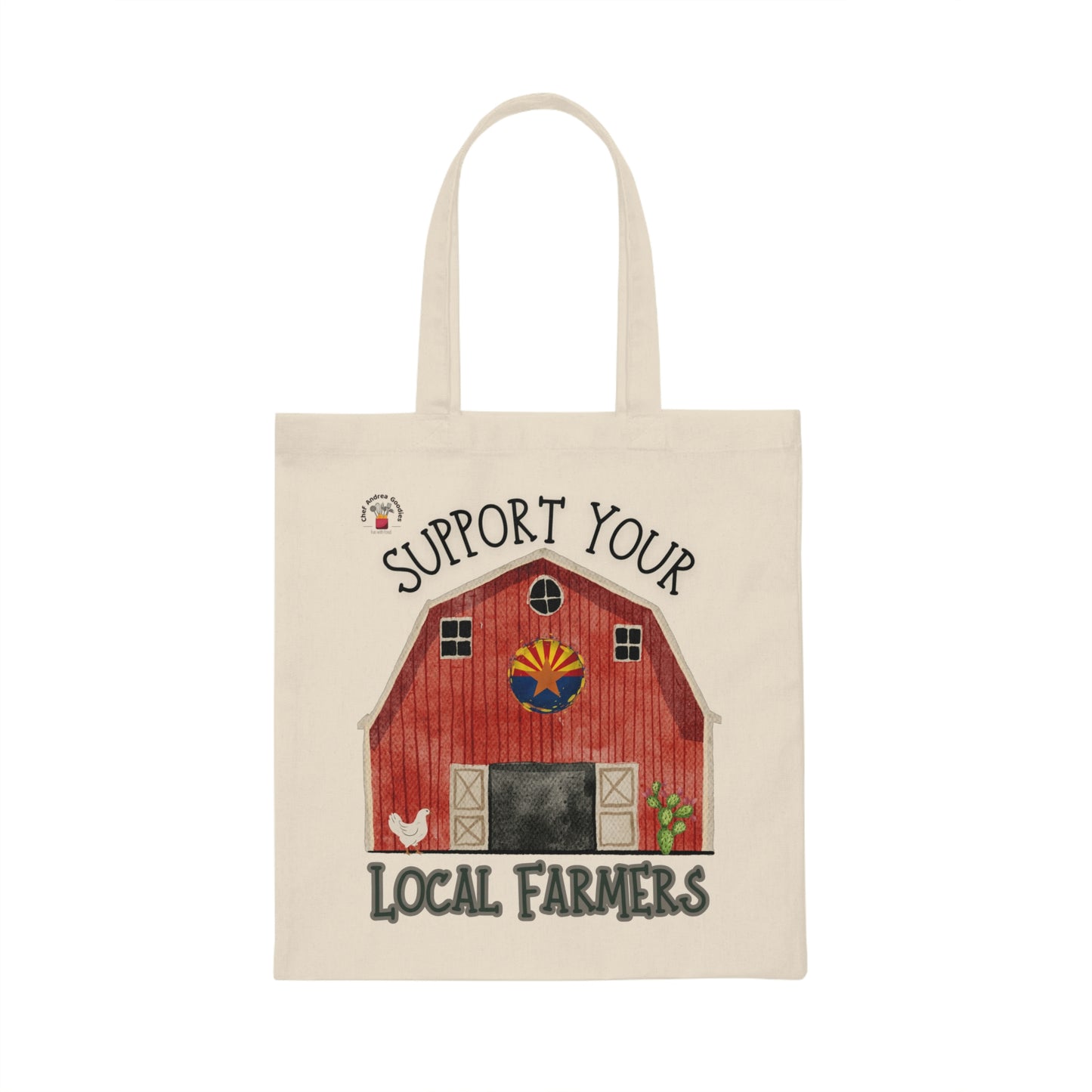 Local Farmers Canvas Tote Bag