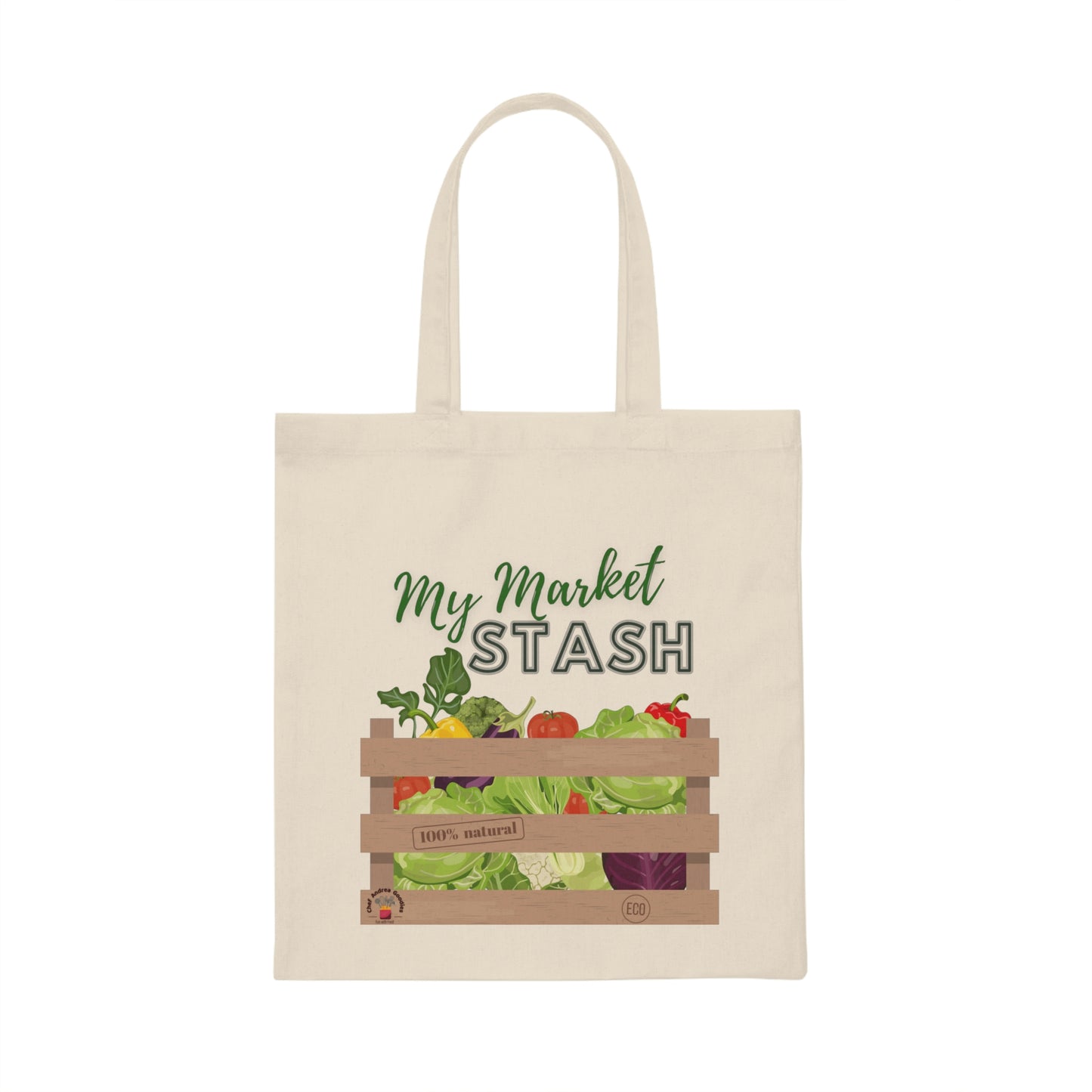 Farmers Market Canvas Tote Bag